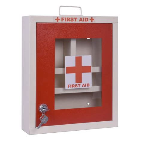 first aid metal box mountable